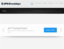 Tablet Screenshot of apextrackdays.com